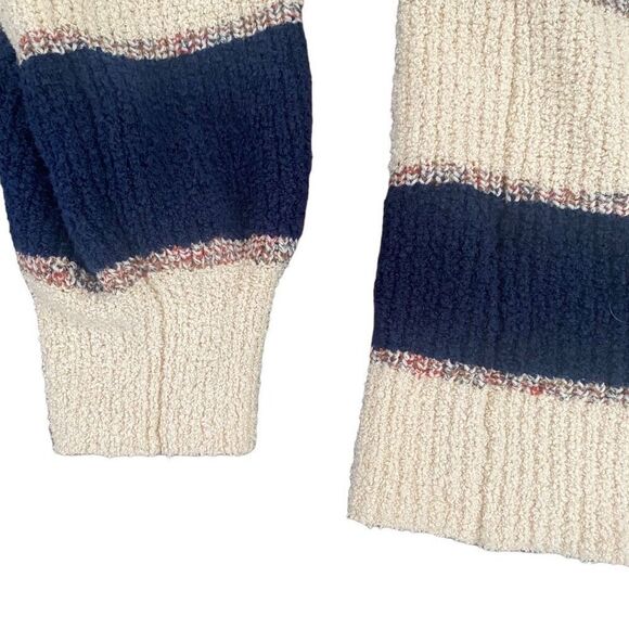 Madewell Women's Striped Crewneck Medium Long Sleeve Teddy bear sweater (J23) - Picture 8 of 8